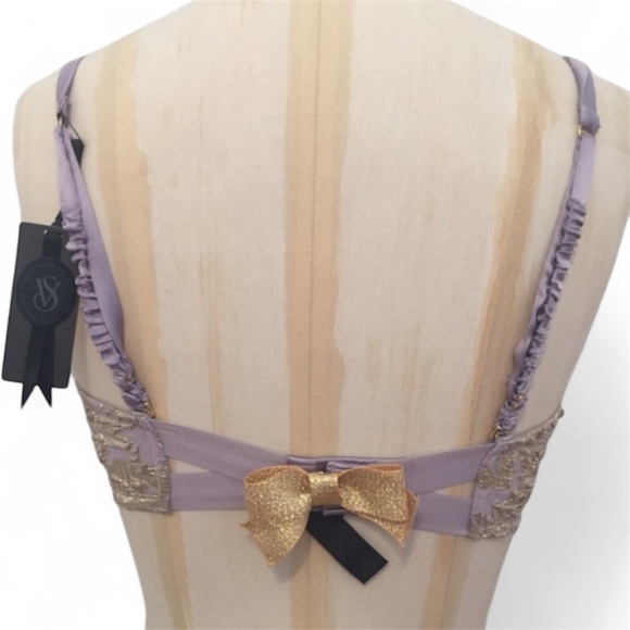 Victoria's Secret Gold and Purple Lace Bra - Picture 7 of 7